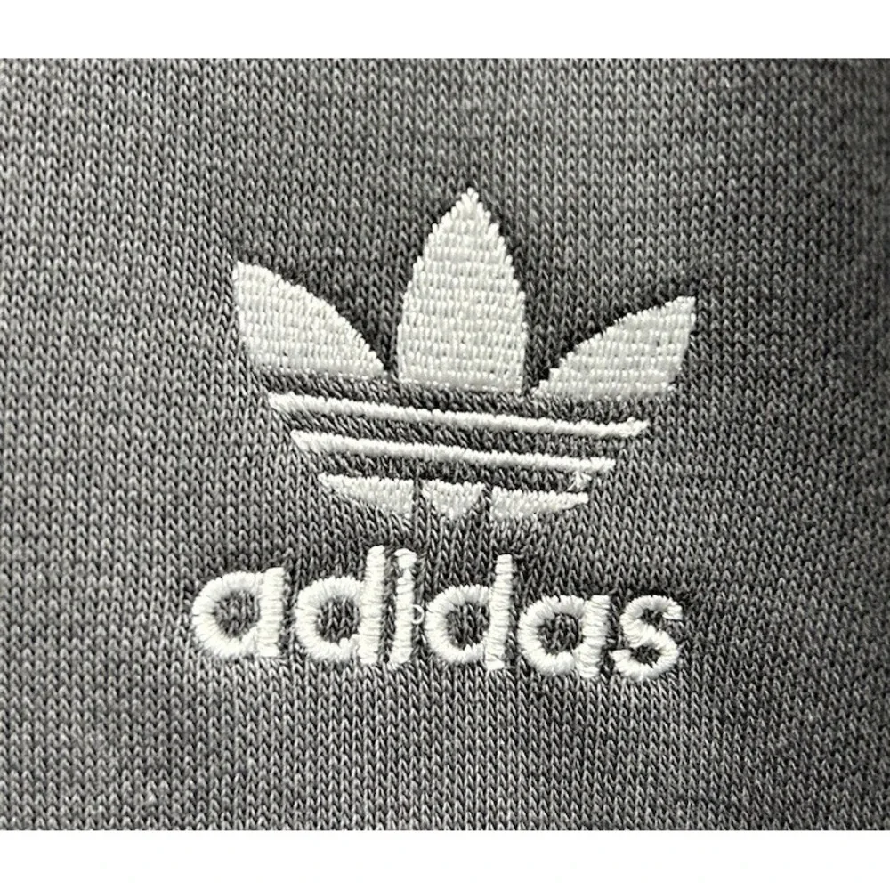 Adidas Mens Size XL Gray Fleece SST Full Zip Long Sleeve Track Jacket New (L9)